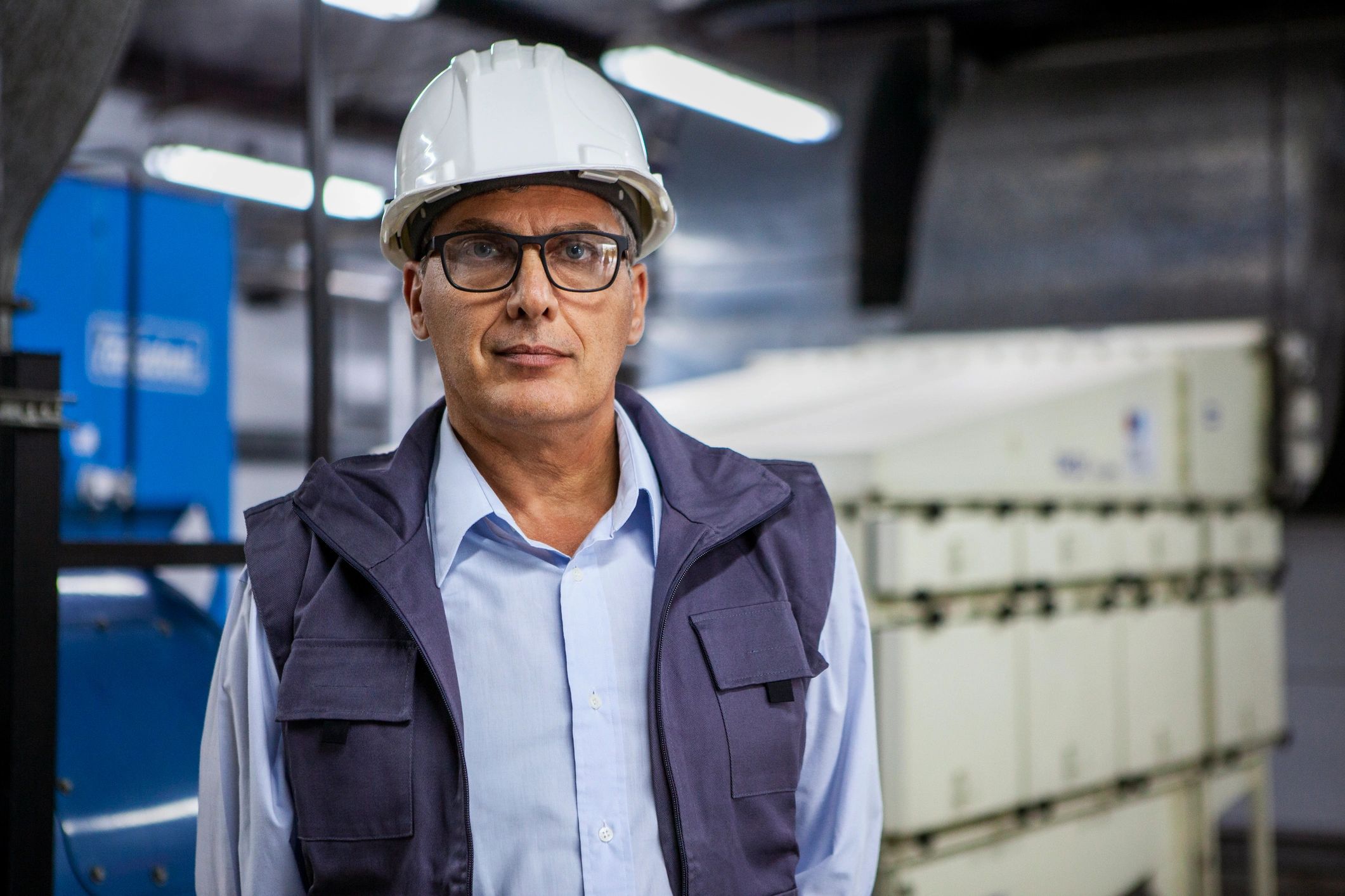 Industrial supervisor inside a facility